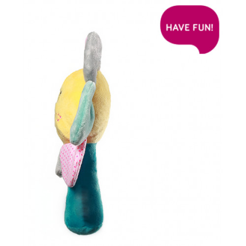 BabyOno Plyšová hračka s hrkálkou Rainbow Flower