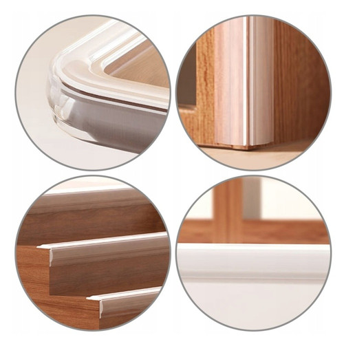 Bezpečnostná ochrana rohov stola, samolepiaca páska, 3m