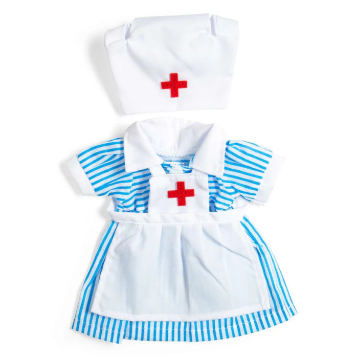Bigjigs Toys Šaty zdravotnej sestričky pre bábiku 28 cm