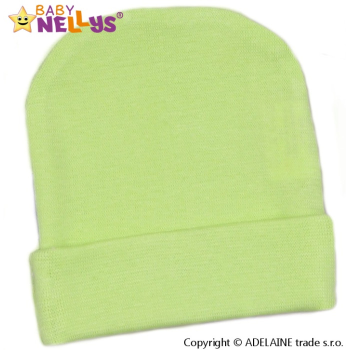 Baby Nellys Novorodenecká čiapočka - zelená