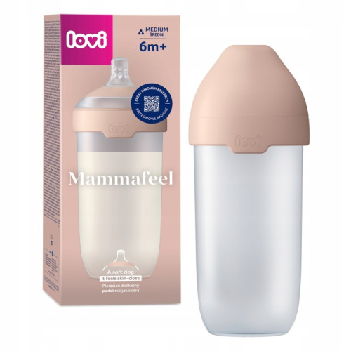 Mammafeel dojčenská fľaša 330 ml so savičkou 6m+
