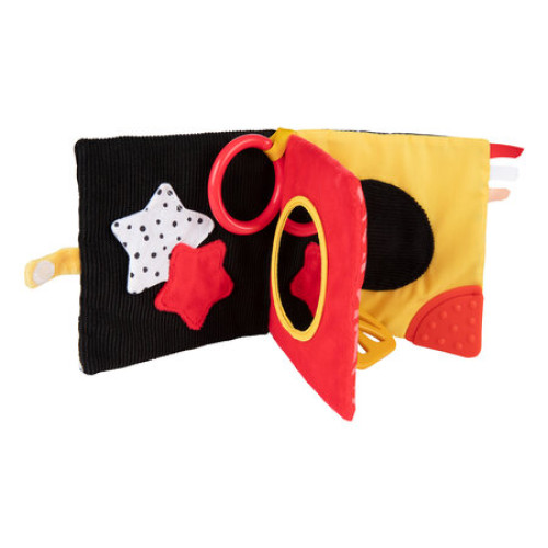 Senzorická knižka pre bábätko BabiesBoo s klipom