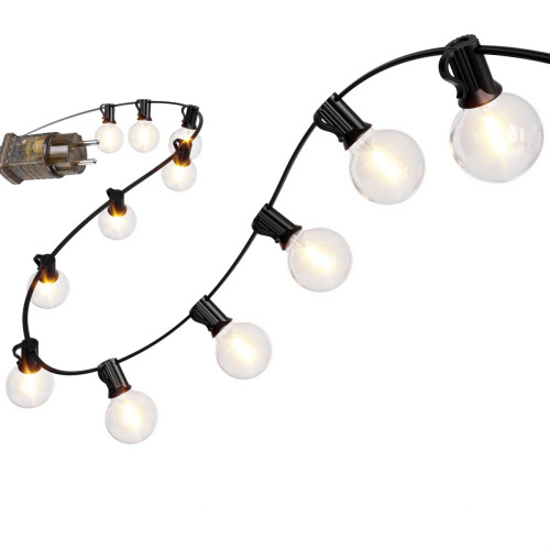 Záhradná svetelná girlanda LED reťaz 25x LED 15 m 9 režimov 9 W