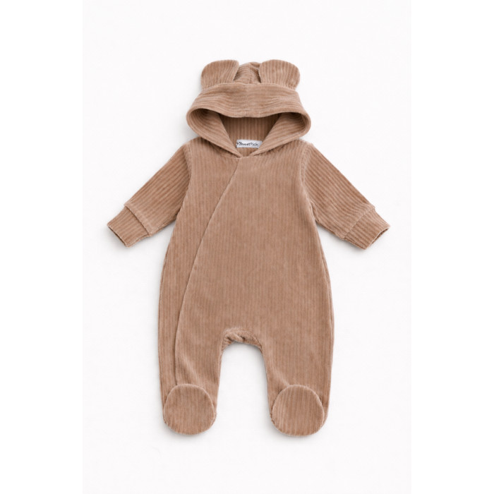 Detský manchestrový overal Teddy - pudrovo béžový, veľ. 74