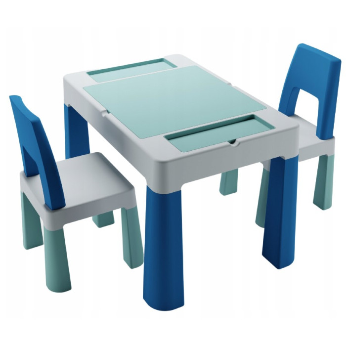 Súprava nábytku Tega Baby Multifun 1+2, tyrkys/granát/sivá