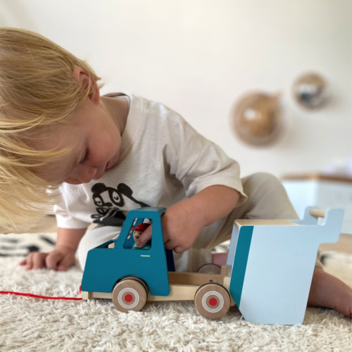 small foot Ťahacie auto sklápač