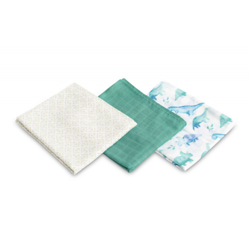 Bambusové plienky, 70x80 - 3ks v balení - Dino