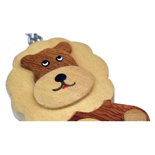 2Kids Toys Drevená kľúčenka veľká Lev stojaci