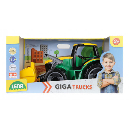 Lena Traktor s lyžicu zeleno žltý