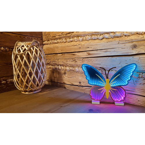 2Kids Toys LED NEON LIGHT lampička Motýľ