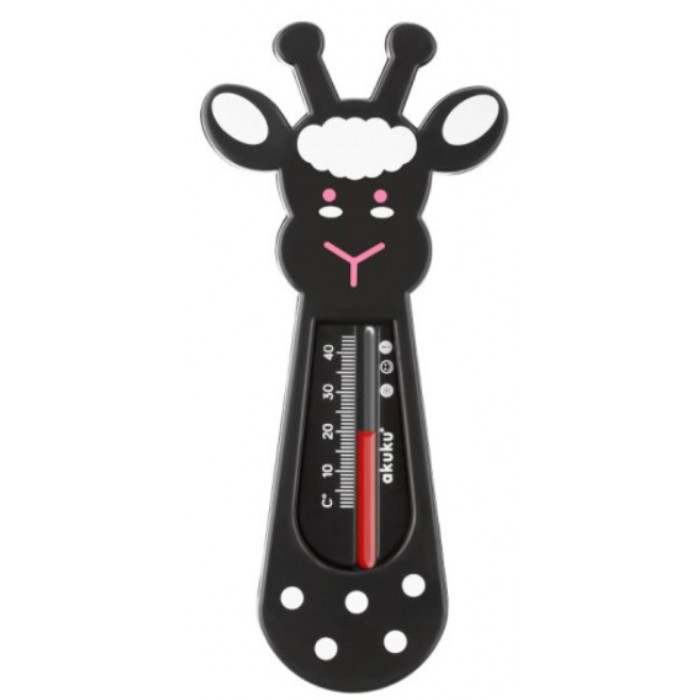 Akuku Teplomer do vody Ovečka - čierny