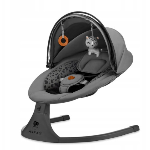 Hojdacie lehátko s melódiou 2v1 Lumi, Premium Dark grey