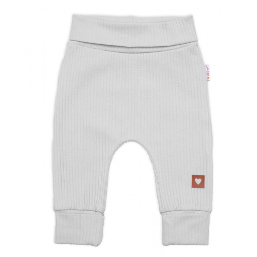 Rebrovaná rastúca súprava 3D, Baby Boy - šedá
