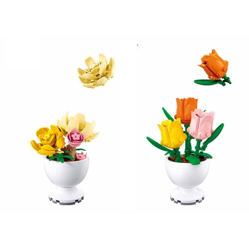 Sluban Flowers M38-B1077 Kvety jarné malé Displej 6 ks