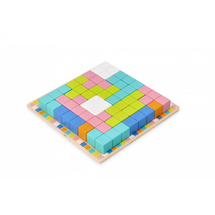 Adam Toys Drevená skladacia hra TETRIS - 19ks
