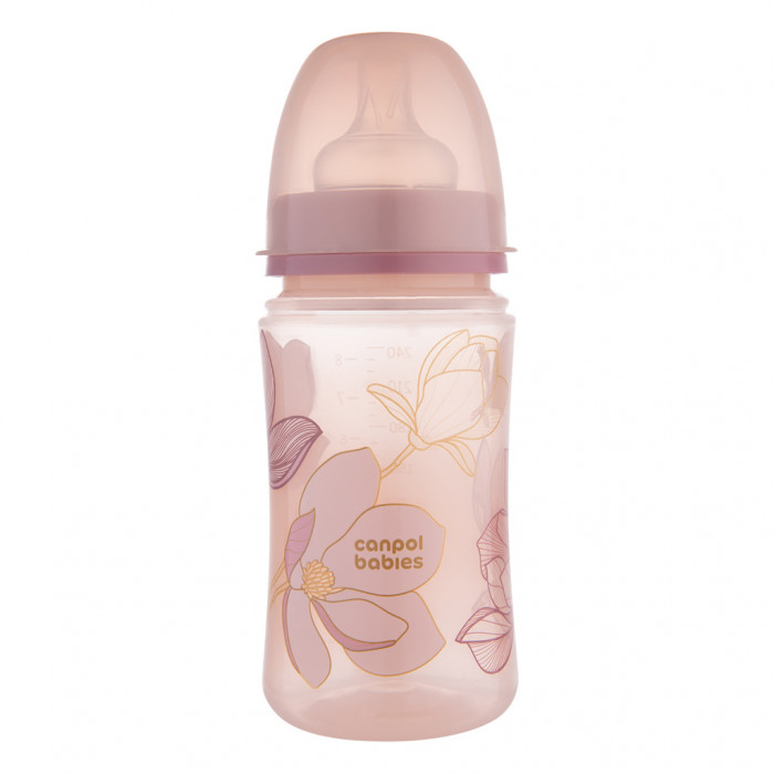 Antikoliková fľaštička 240ml EasyStart Gold, ružová