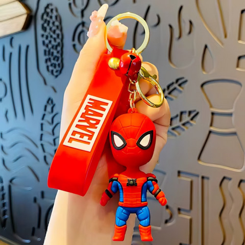Detská kľúčenka Spiderman s pútkom a karabínou
