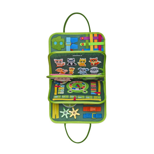 2Kids Toys Senzorická busy kniha Zvieratká
