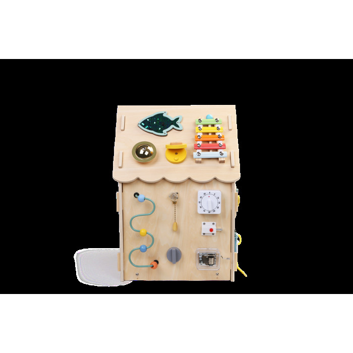 Montessori  Activity board Domček prírodný