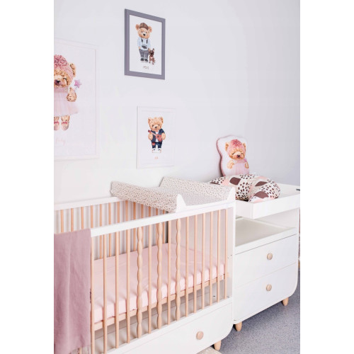 Prebaľovacia podložka Ultra Light, 70x50cm – s uchytením na postieľku - Birthday