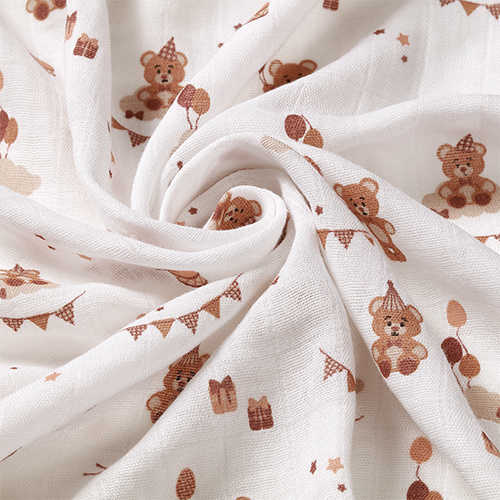 Mušelínové plienky BabyOno, Super Soft hnedé, 100% bavlna, 3 ks x 70x70 cm, Cirkus