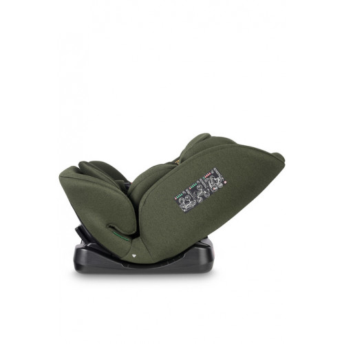 Detská autosedačka Mundi i-Size, khaki, 40–150 cm