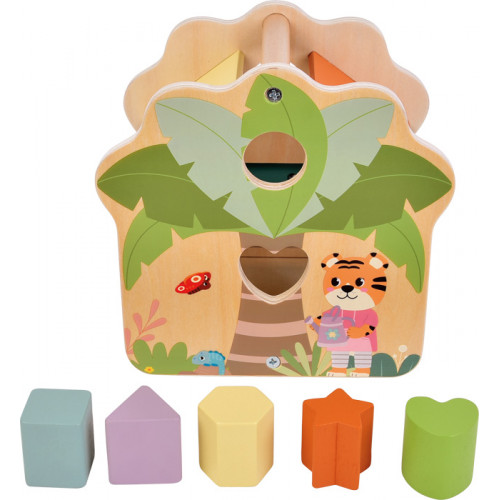 Drevená vkladačka Priatelia z džungle