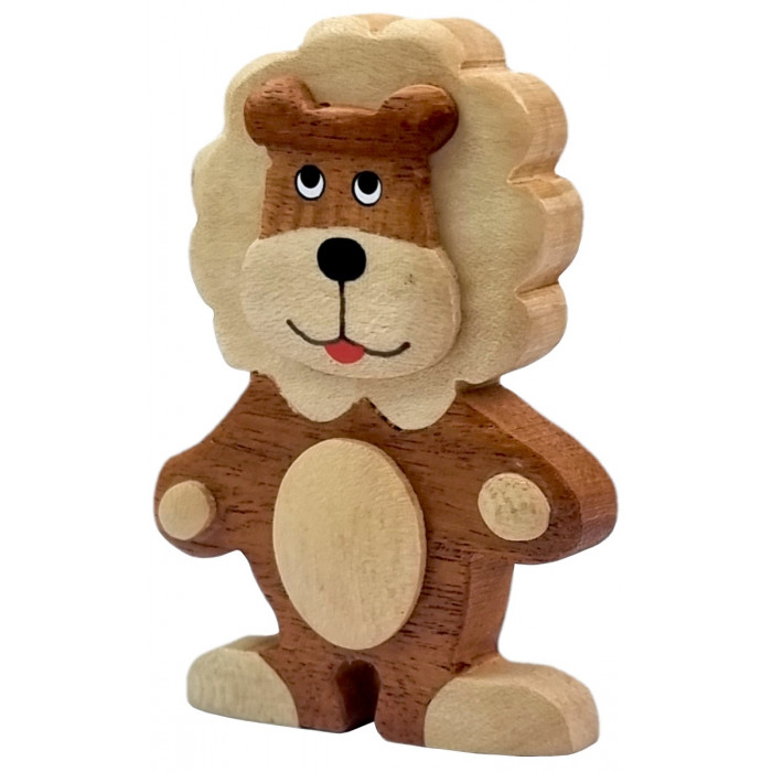 2Kids Toys Drevená magnetka veľká Lev stojaci