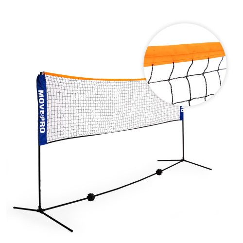 Univerzálna nastaviteľná sieť 3 v 1 na bedminton, volejbal a tenis s taškou, 305 x 140 cm
