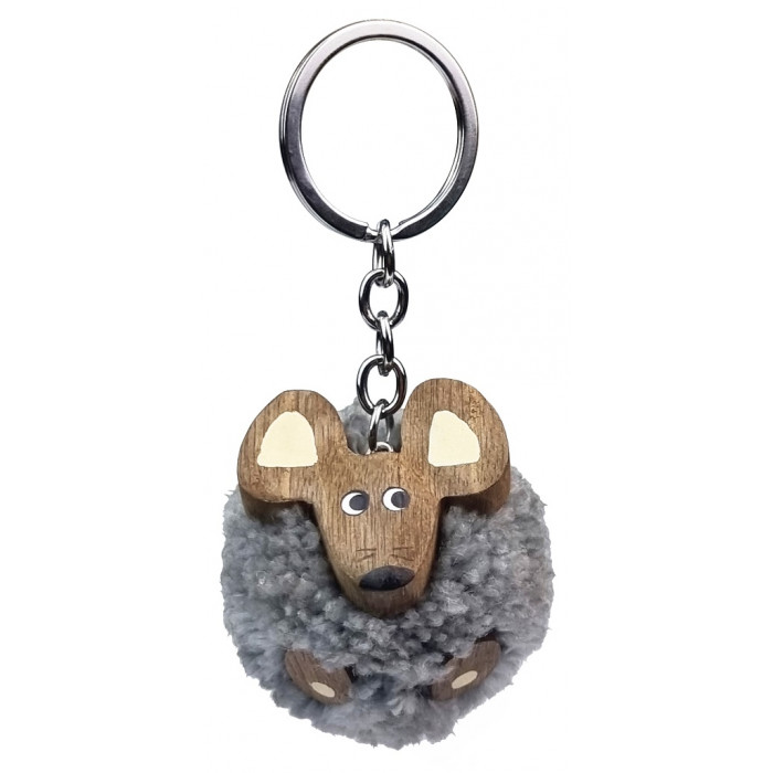 2Kids Toys Drevená kľúčenka brmbolec Myš