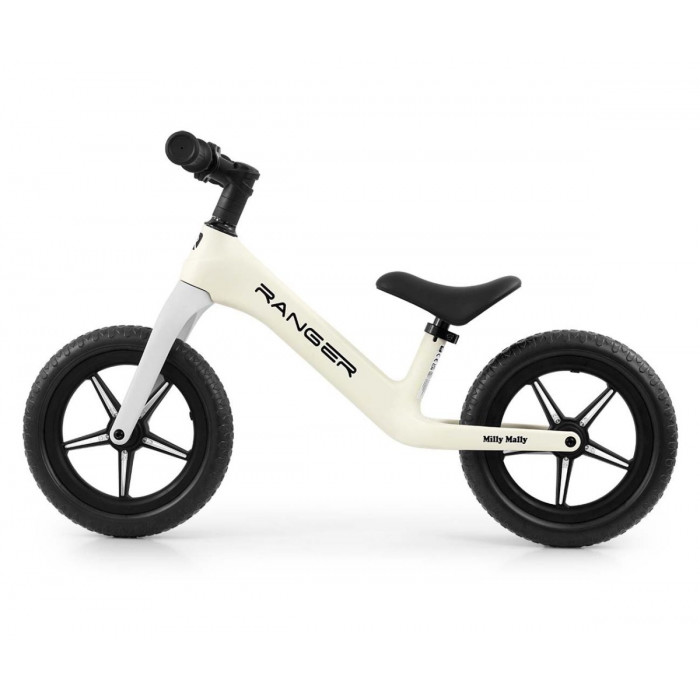 Detské odrážadlo/bicykel Ranger Flash svietiace disky - biela