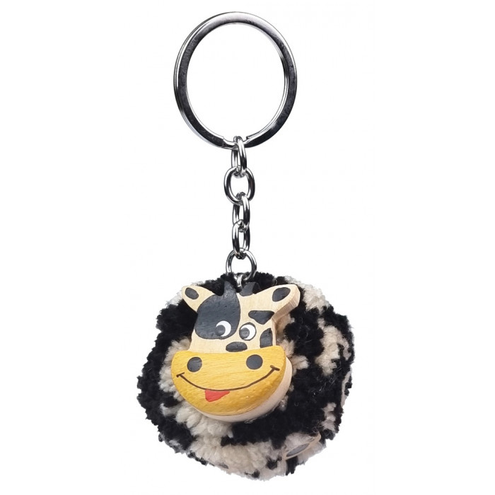 2Kids Toys Drevená kľúčenka brmbolec Krava