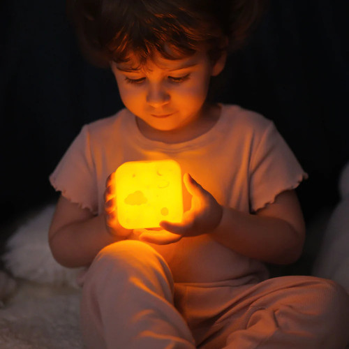 Detská nočná lampička – prenosné LED svetlo s dotykom - Obloha
