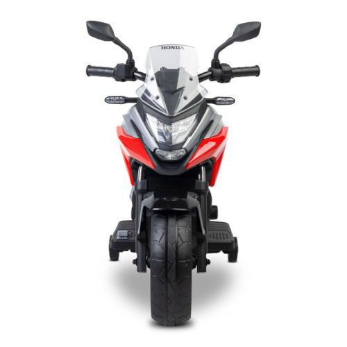 Elektrická motorka Honda NC750X pre deti – LED, USB, 3-8 rokov, červená, čierna