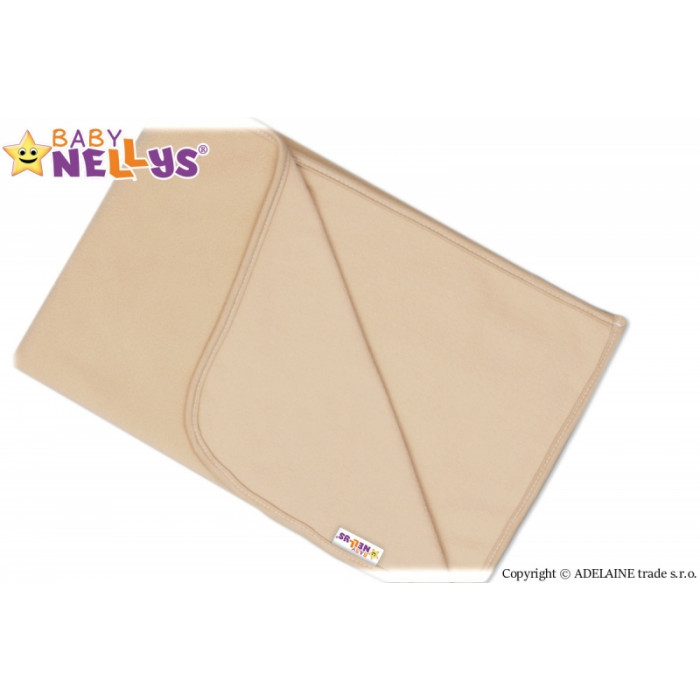 Deka / dečka polar Feel Baby Nellys ® - béžová / hnedá Deka / dečka polar Feel Baby Nellys ® - béžová / hnedá