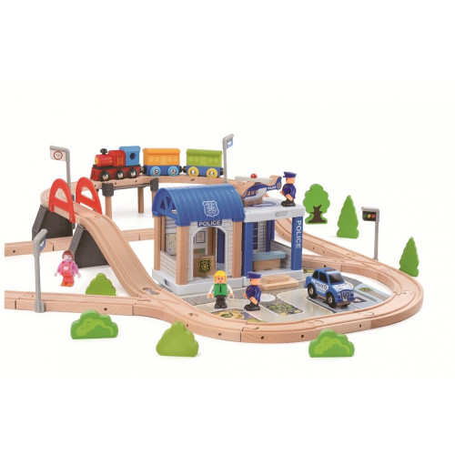 2Kids Toys Vláčikodráha Mesto a Dedina 200 dielov