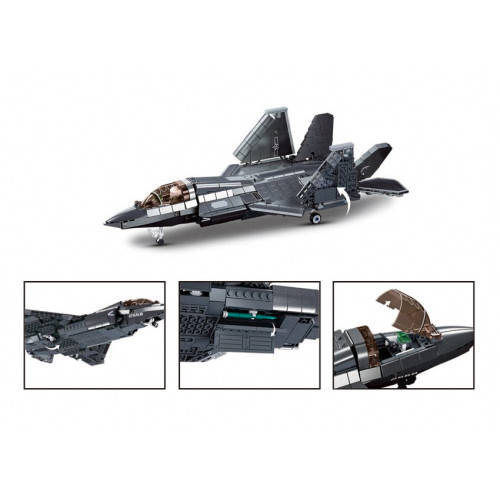 Sluban Stealth Aircraft Metal, verzia s kovovým povlakom J-35S M38-B1186
