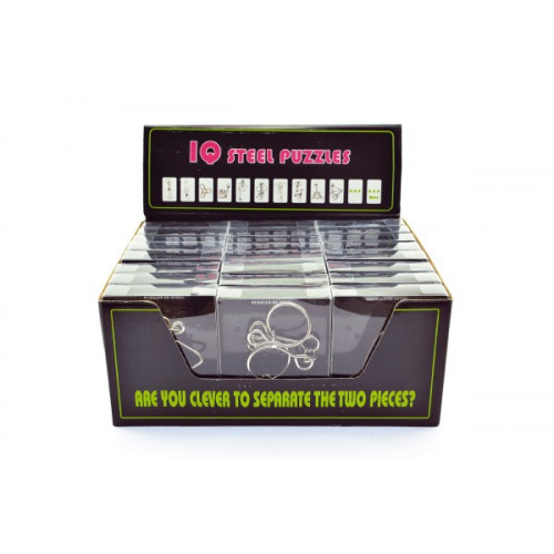 Teddies Hlavolam kov v krabičke 8x10cm, 1ks