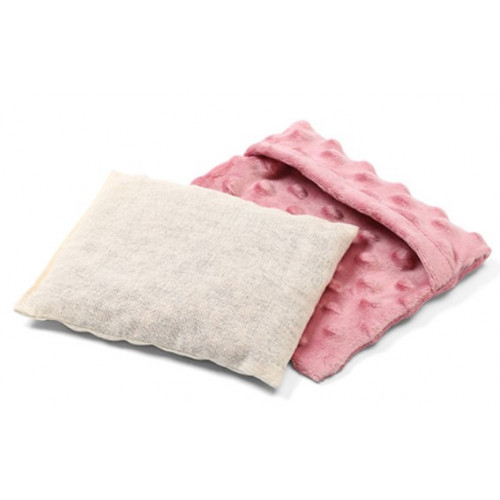 Nahrievací vankúšik s višňovými kôstkami a levanduľou Minky BabyOno - ružový