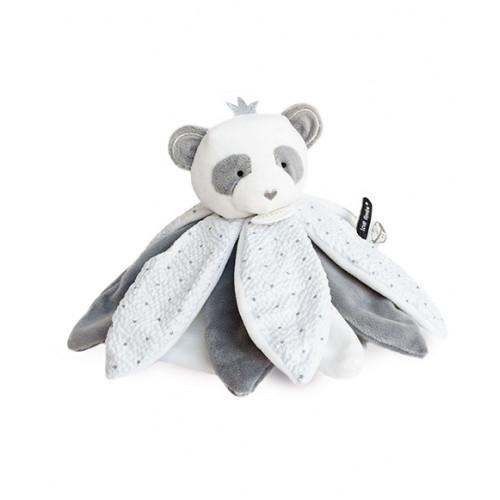 Doudou Darčeková sada - plyšový muchláčik panda 26 cm