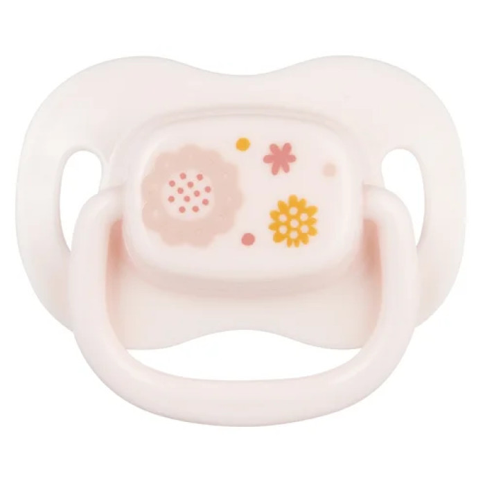 Canpol Babies Cumlík silikónový symetrický 0–6m Newborn Baby – ružový