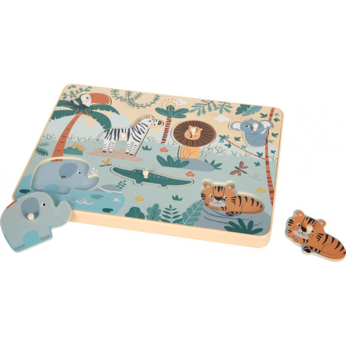 Vkladacie puzzle so zvukmi Safari