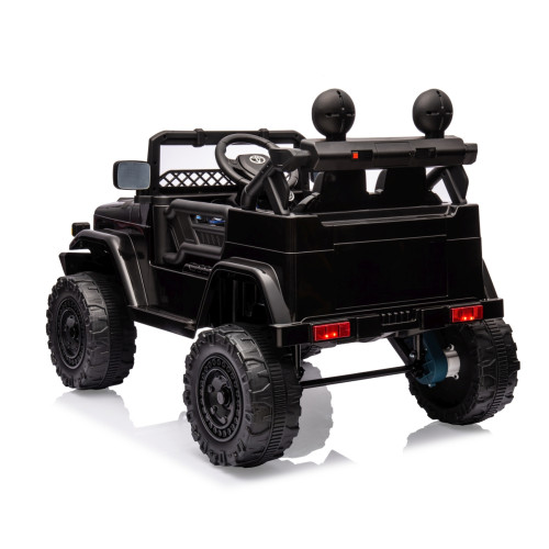 Licencované dětské elektrické SUV TOYOTA FJ CRUISER,  Bluetooth a dálkovým ovládáním, blac