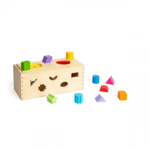 Bigjigs Toys Vkladanie a triedenie Tajomná krabička