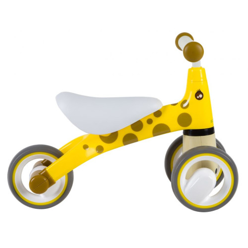 Odrážadlo / trojkolka Eco Toys, Žirafka - žltá