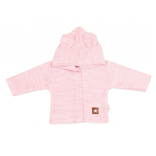 Pletená sada oblečenia pre bábätko, Star 5D - ružová,veľ. 68