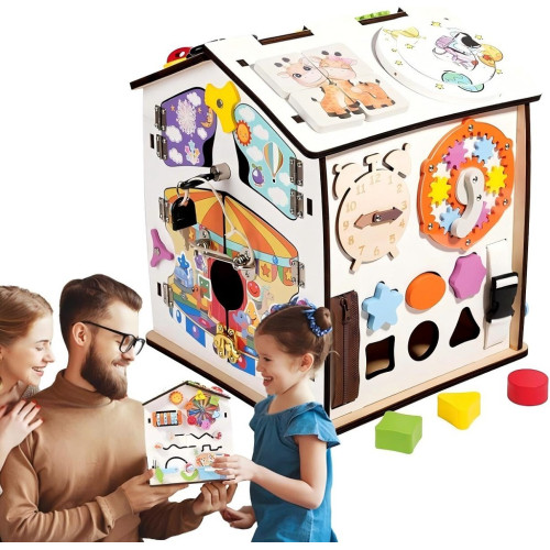 2Kids Toys Activity board Domček biely
