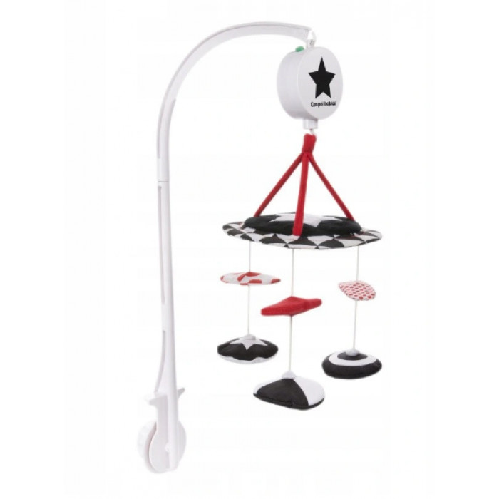 Canpol Babies Kontrastné plyšový kolotoč s melódiami SENSORY TOYS