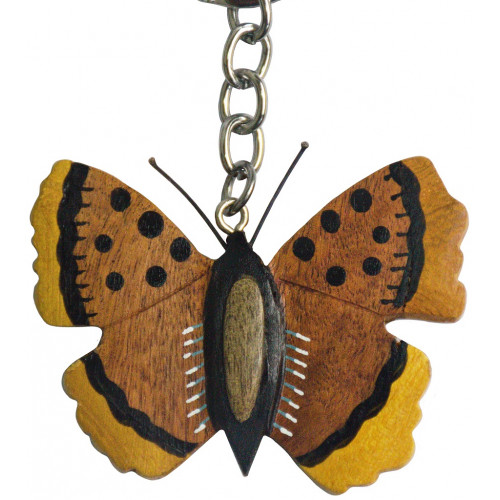 2Kids Toys Drevená kľúčenka veľká Motýľ