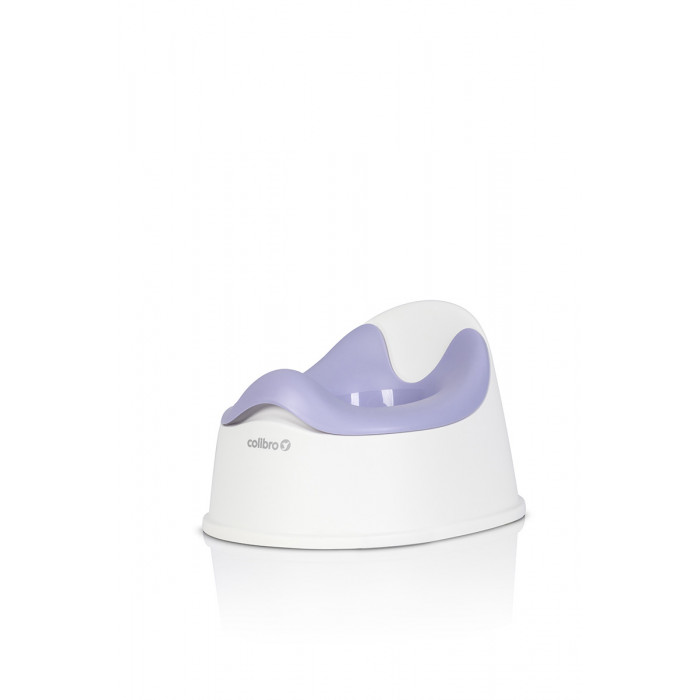 Detský nočník, ergonomický Solo cool – lila, biely